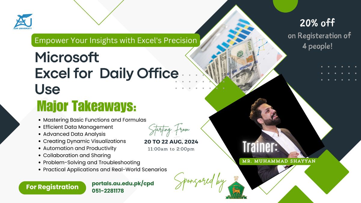 Microsoft Excel for Daily Office Use Workshop