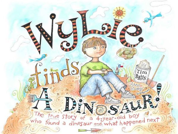 Local Children's Author Tim Byrs Signing for Wylie Finds  Dinosaur