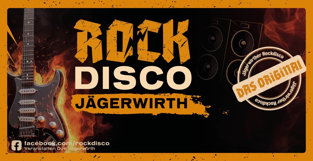 \ud83c\udfb8 ROCKDISCO \u2013 Das Original im Partyzelt J\u00e4gerwirth! \ud83c\udf89