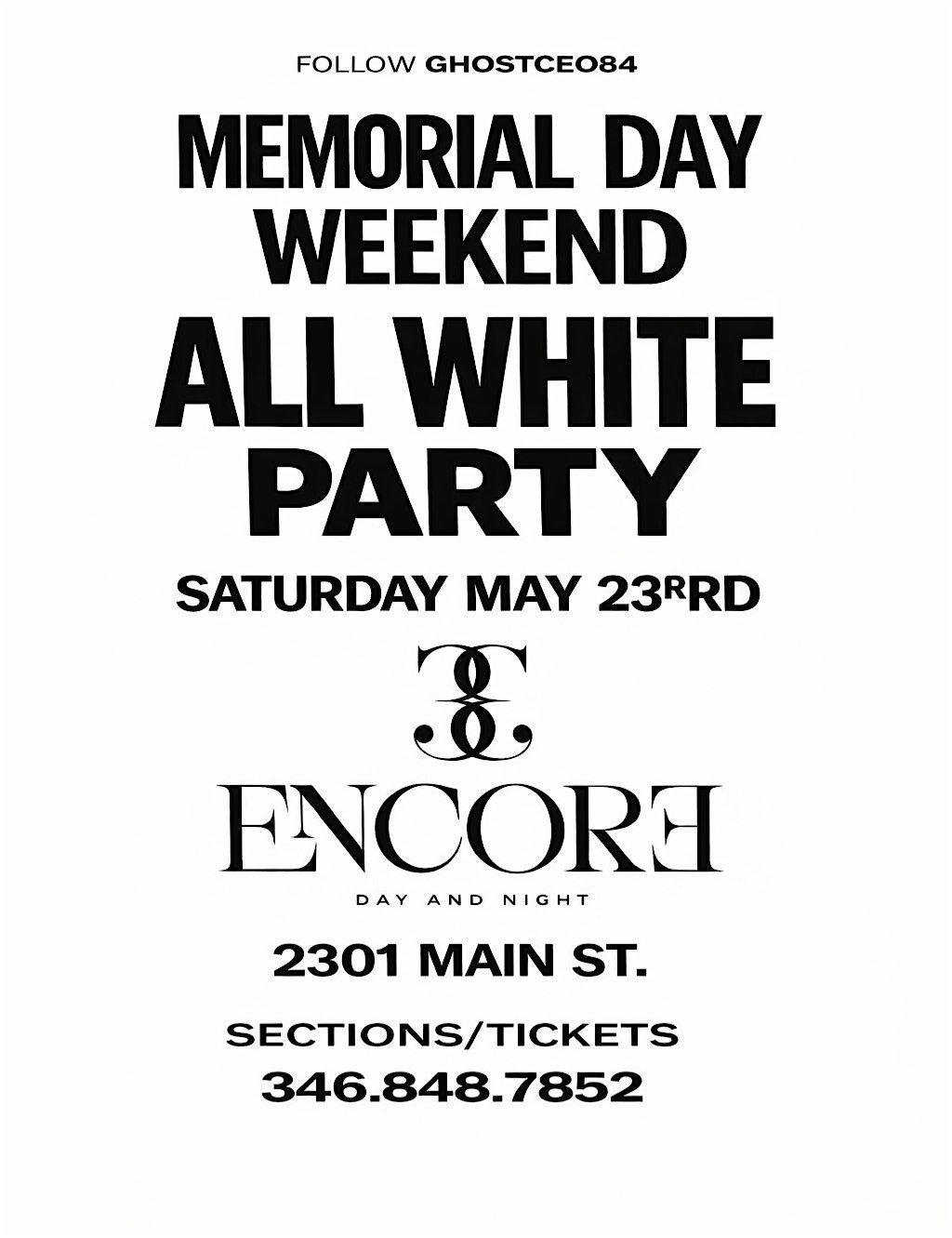 HEAVY MOTION ALL WHITE PARTY