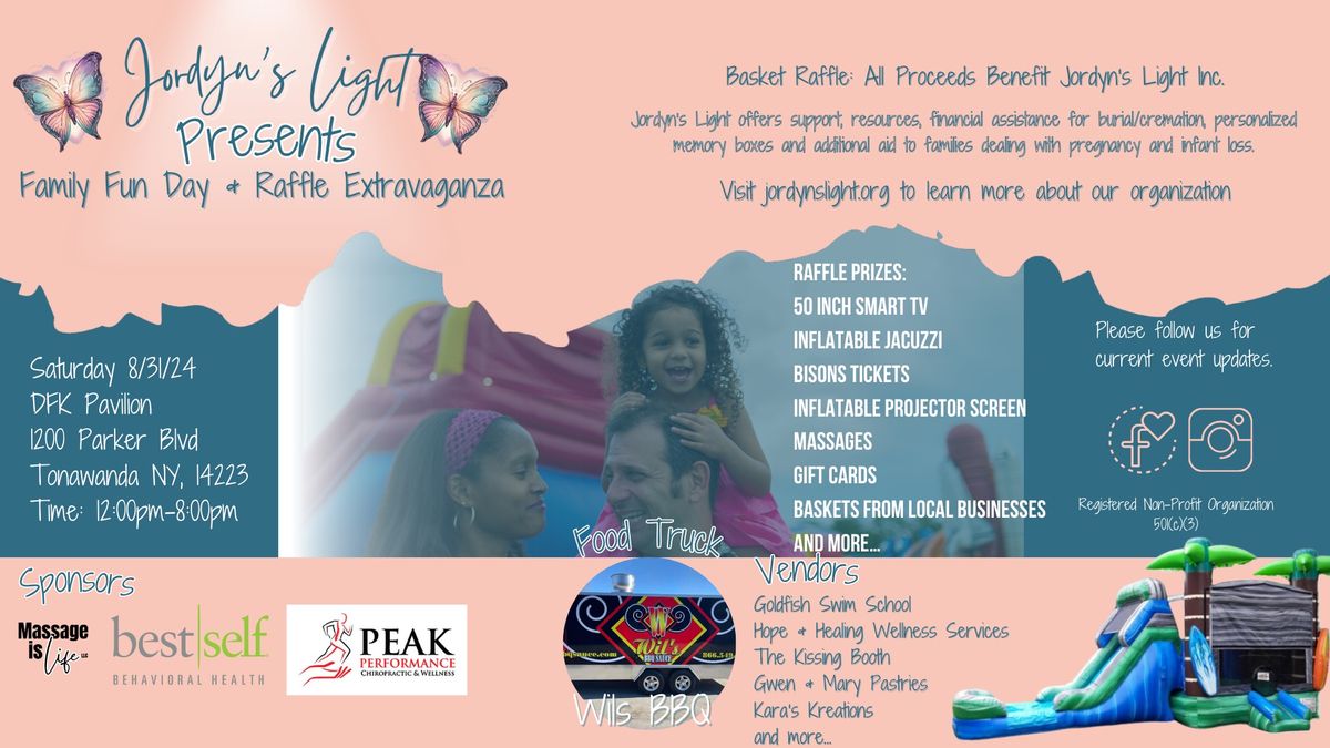 Jordyn\u2019s Light Presents Family Fun Day & Raffle Extravaganza