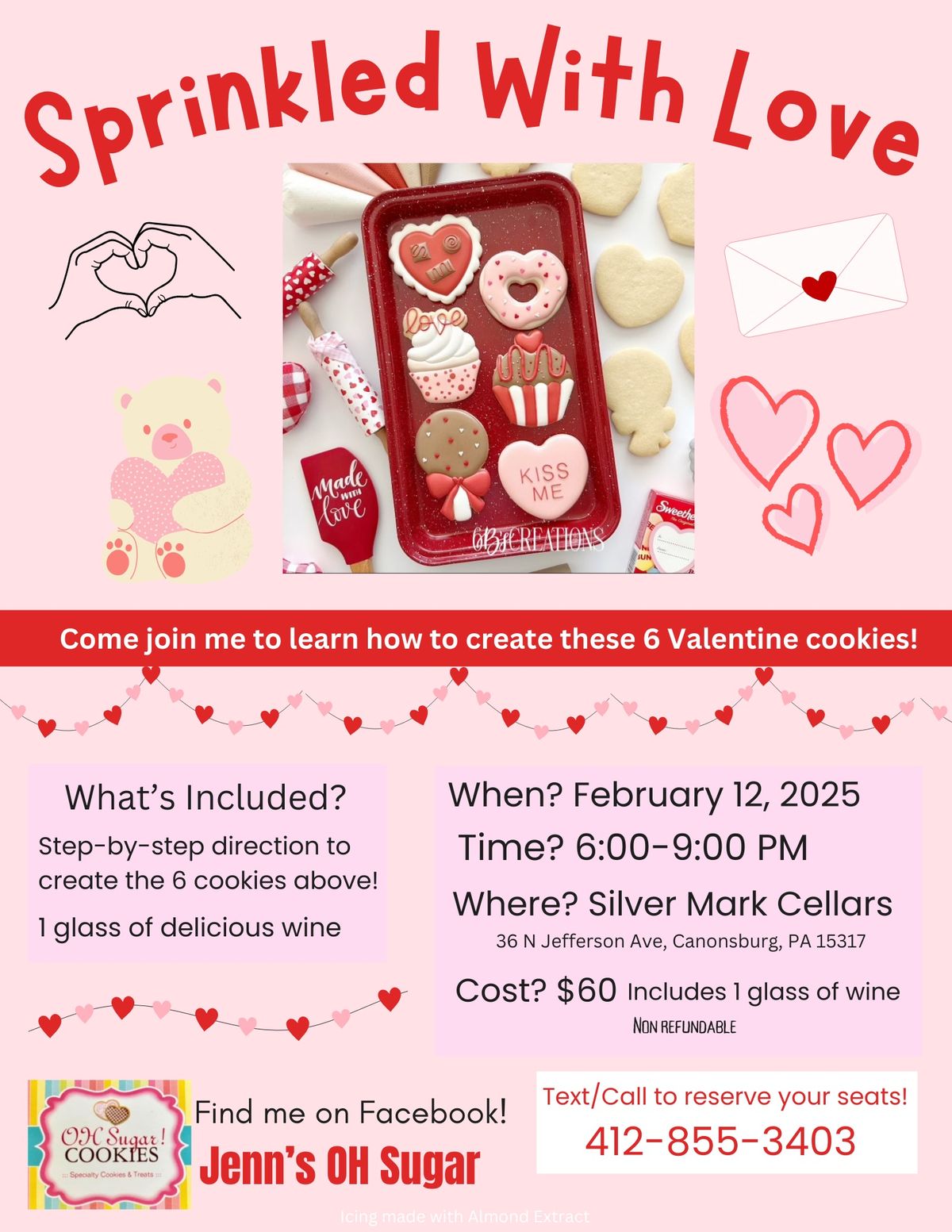 Valentine\u2019s Day Cookie decorating!