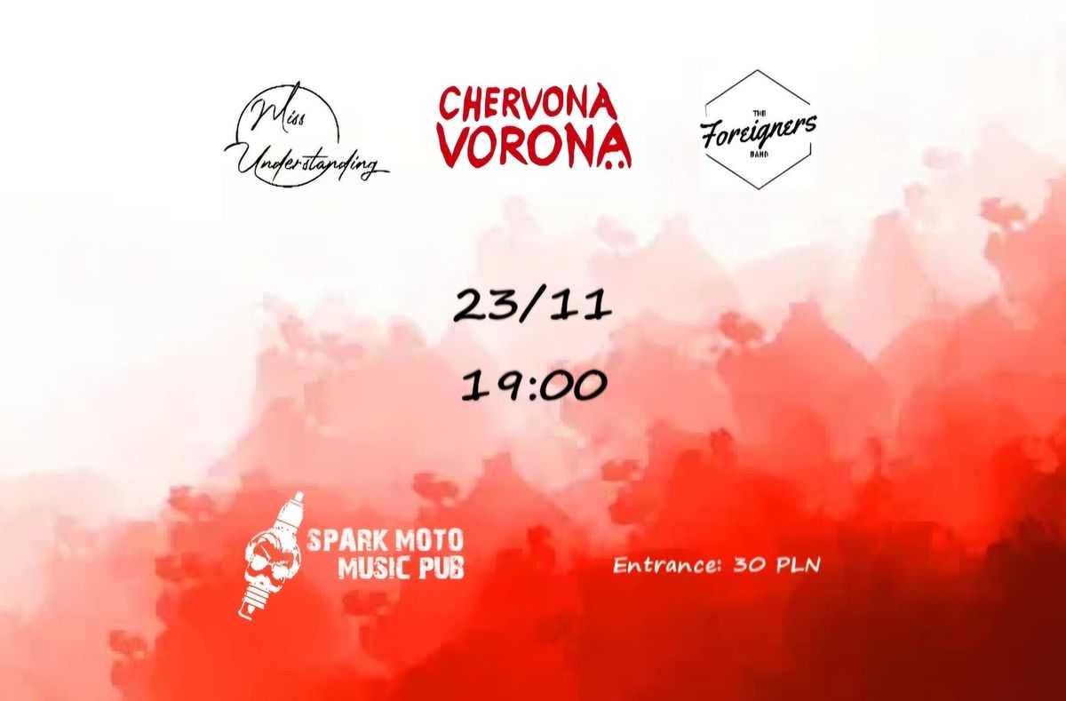 23.11.2024 | Miss Understanding + Chervona Vorona + The Foreigners | SPARK PUB