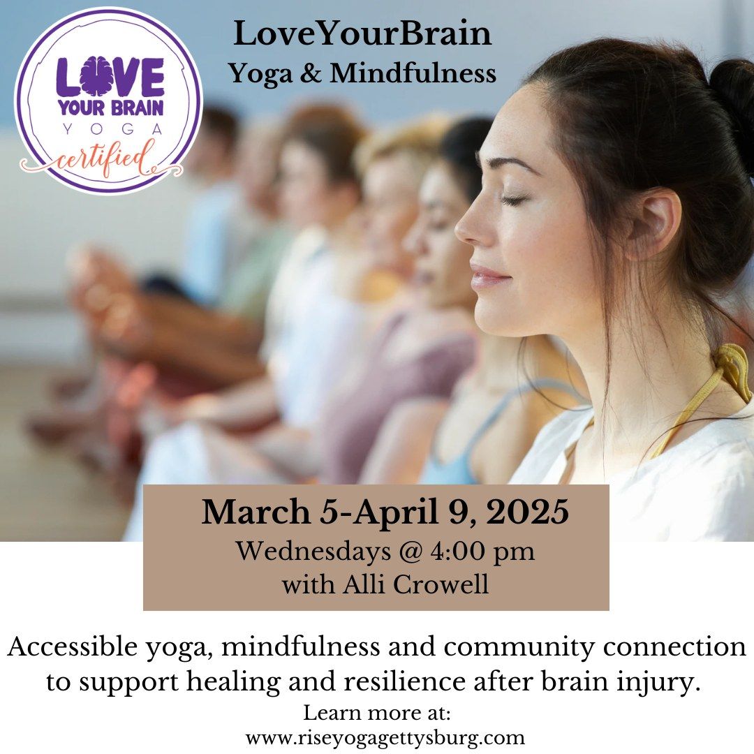 LoveYourBrain Yoga at RISE 