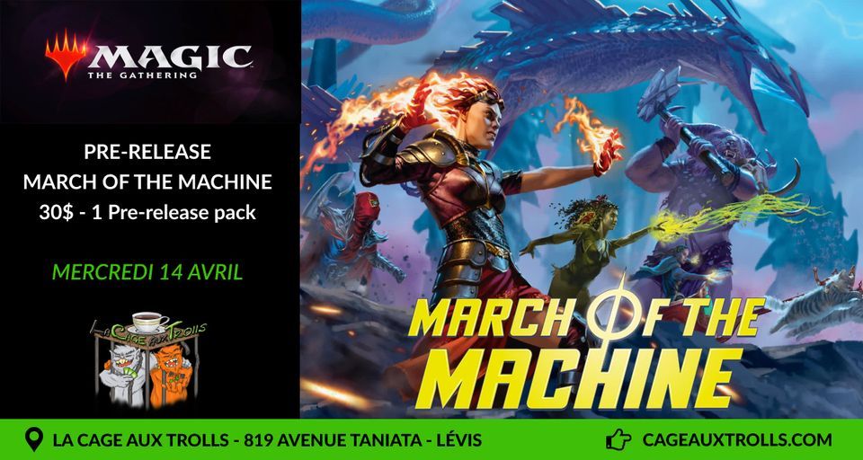 Pre-release March of the machine