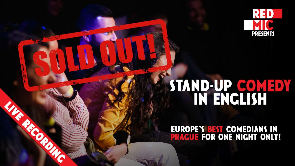 SOLD OUT: RED MIC \u2022 Prague \u2022 Stand up Comedy in English