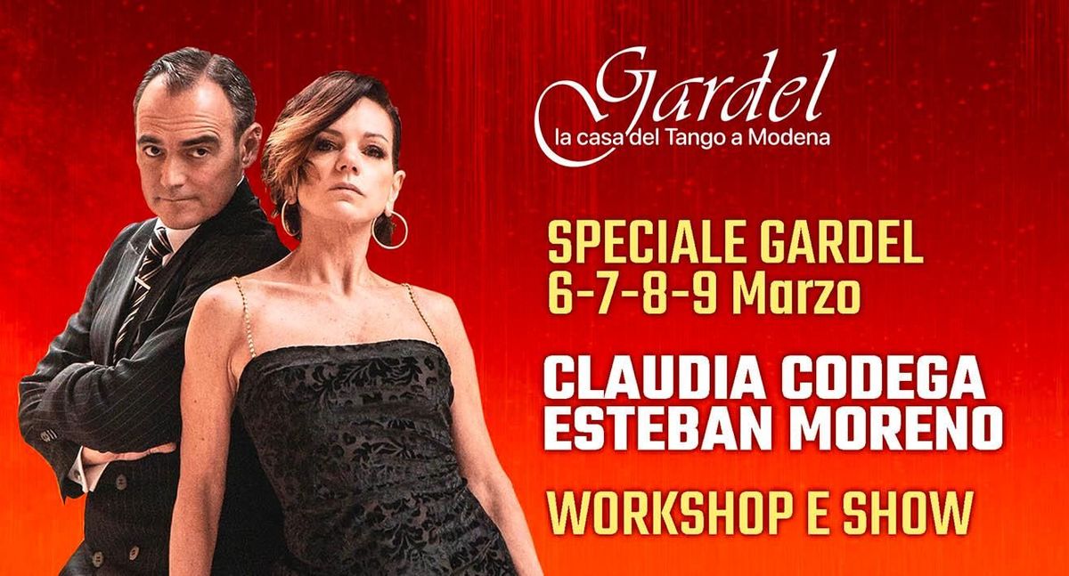 CLAUDIA CODEGA y ESTEBAN MORENO \ud83d\udca5Lungo week end di studio e milonghe 6- 7-8-9 Marzo