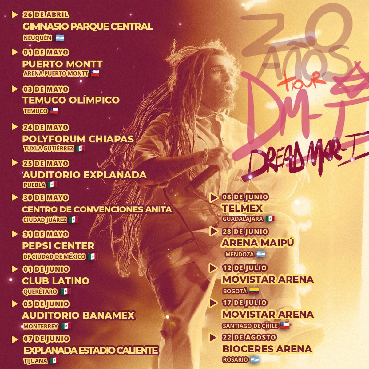 Dread Mar I Madrid Tickets