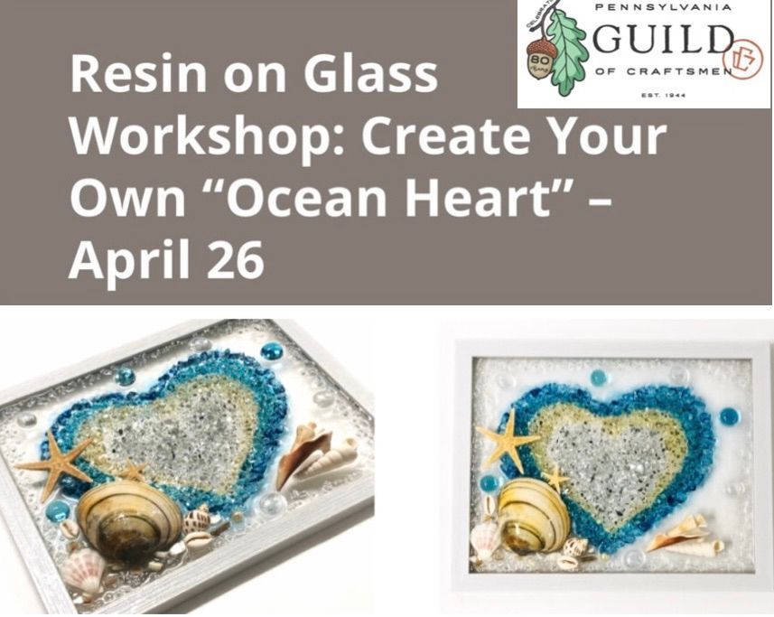 Epoxy Resin Experience. Ocean Heart 