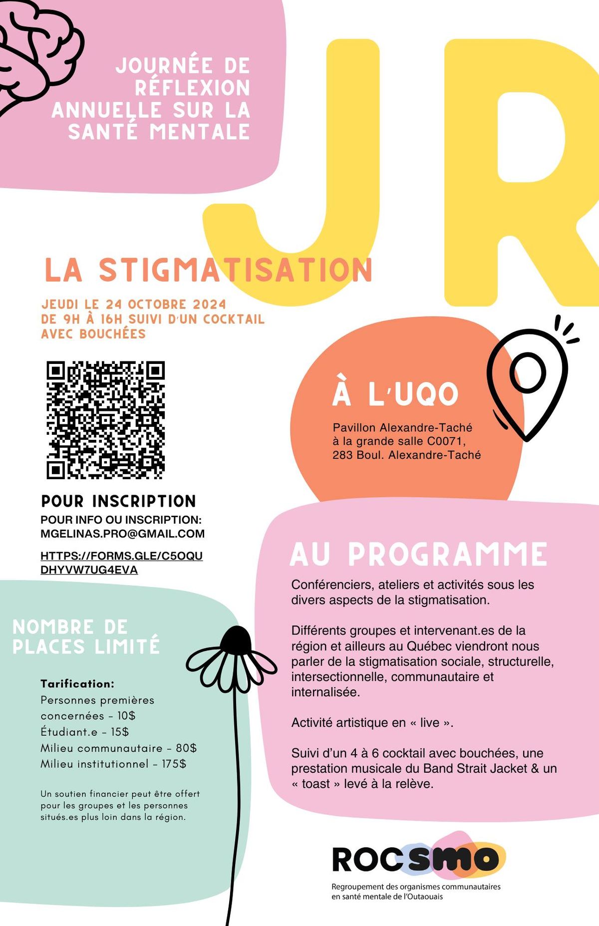 Journ\u00e9e de r\u00e9flexion sur la sant\u00e9 mentale - la stigmatisation