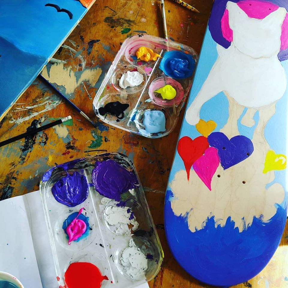 Design and Paint Your Own Skateboard @ UXBRIDGE