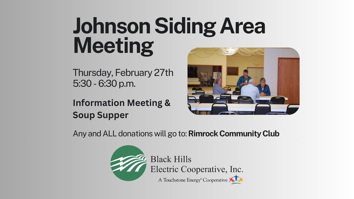 Johnson Siding Area Meeting