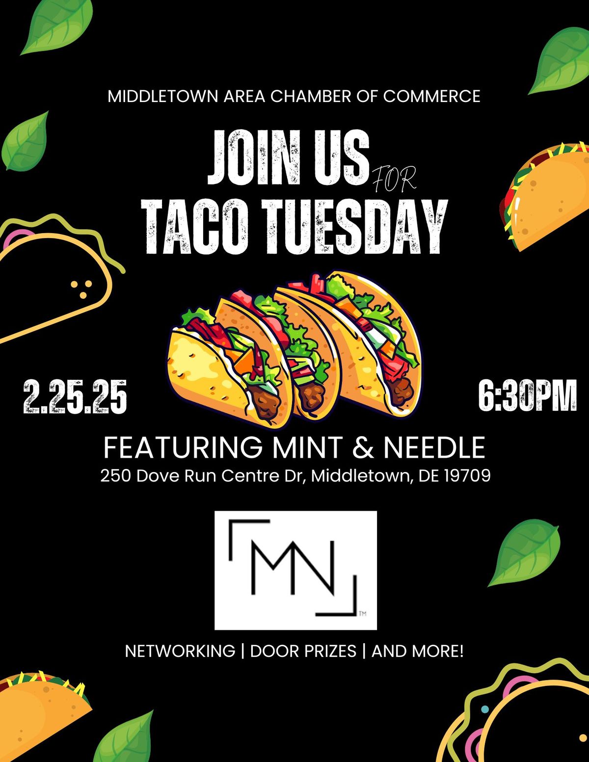 Taco Tuesday Mint & Needle Evening Mixer