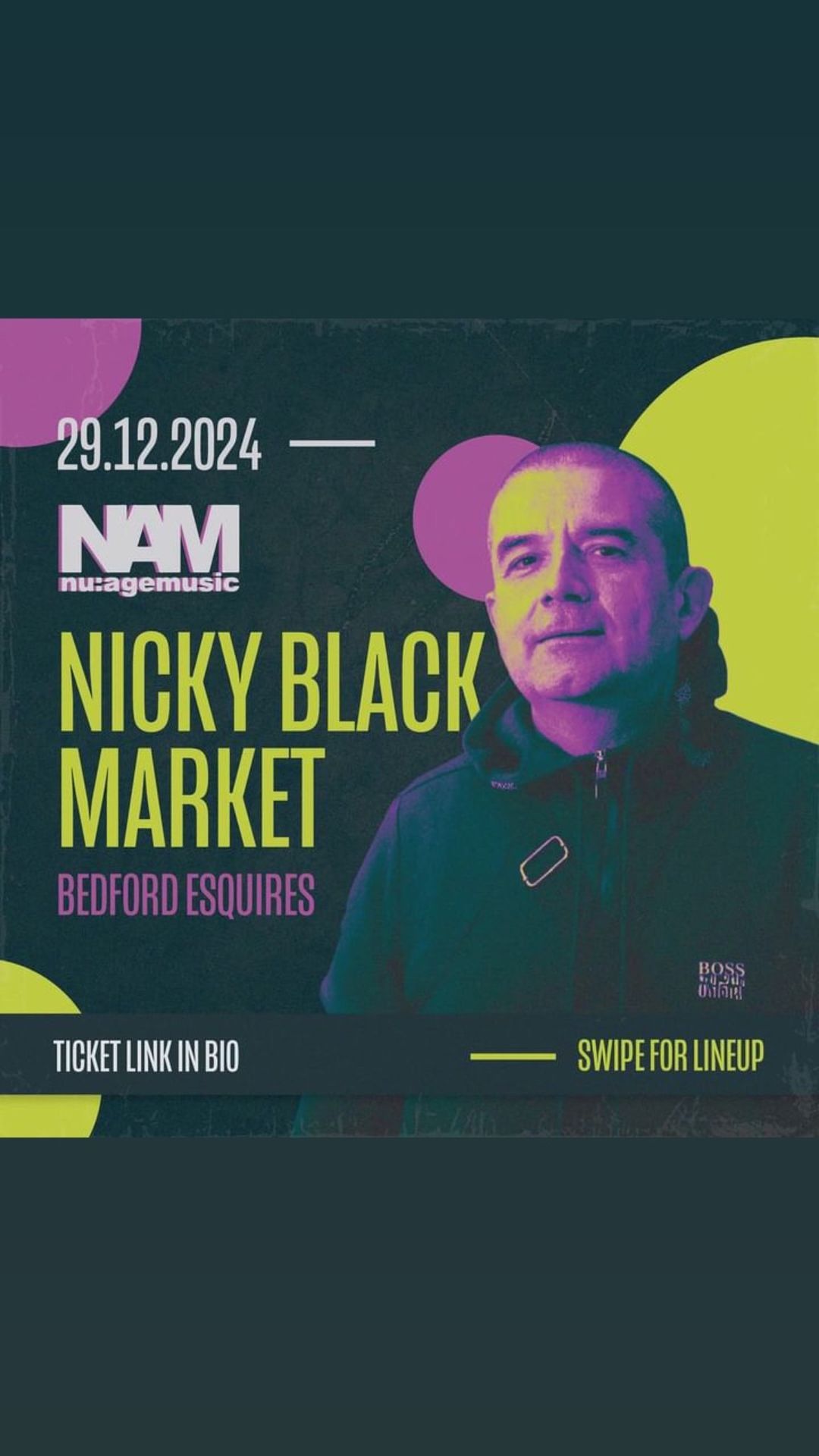 Nicky Blackmarket 29th December 2024 Esquires 