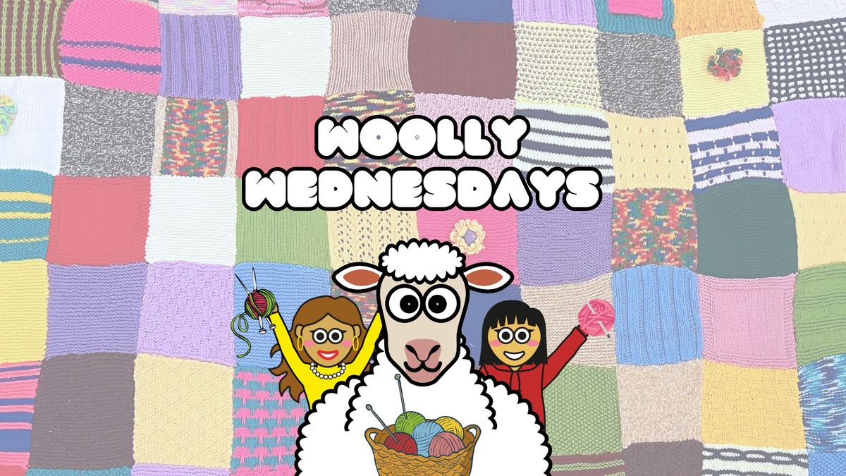 Woolly Wednesdays - FREE casual session for knitters & crocheters