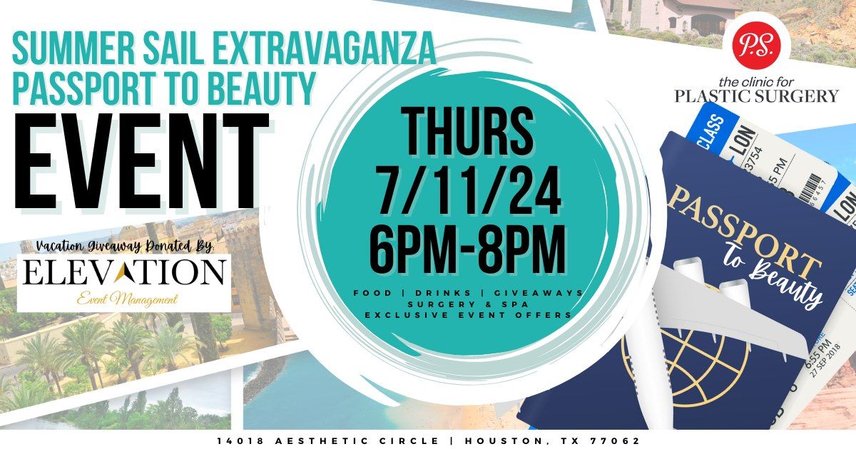 Summer Sail Extravaganza: Passport To Beauty event on 07\/11\/24 from 6PM-8PM
