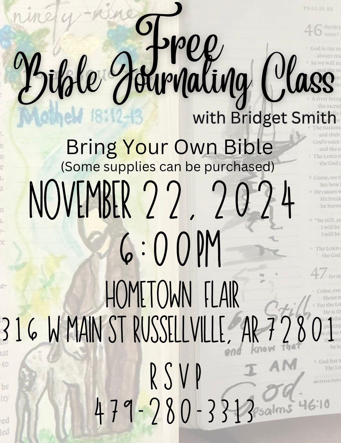 Bible Journaling Class 