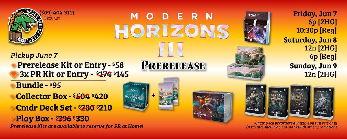 Modern Horizons 3 Prerelease