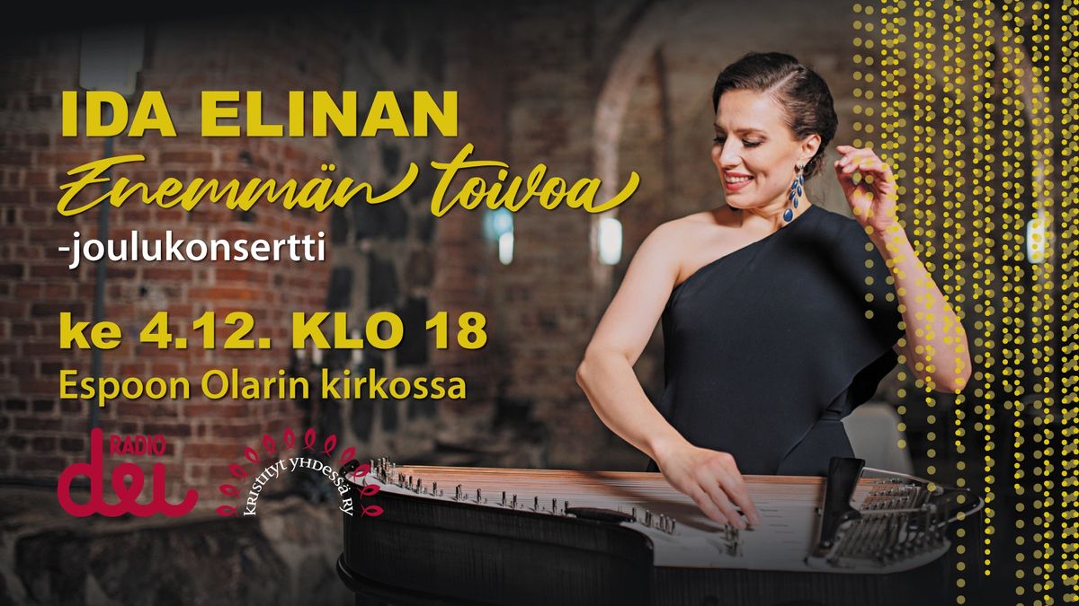 Ida Elinan Enemm\u00e4n toivoa -joulukonsertti