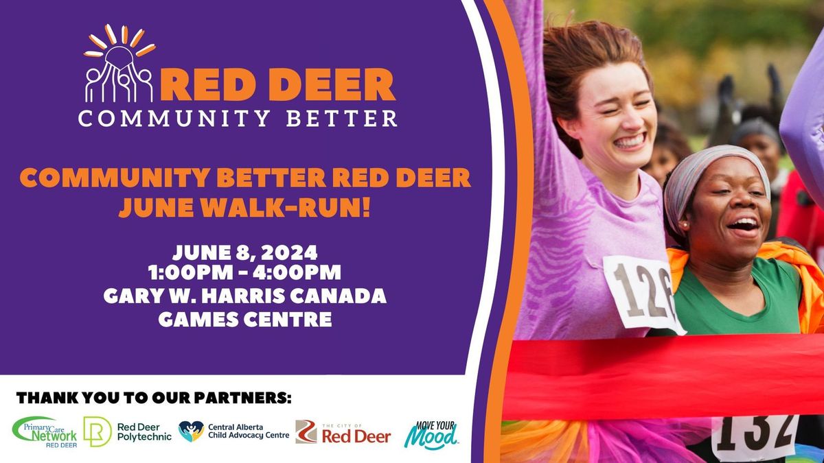 Community Better Red Deer June Walk-Run