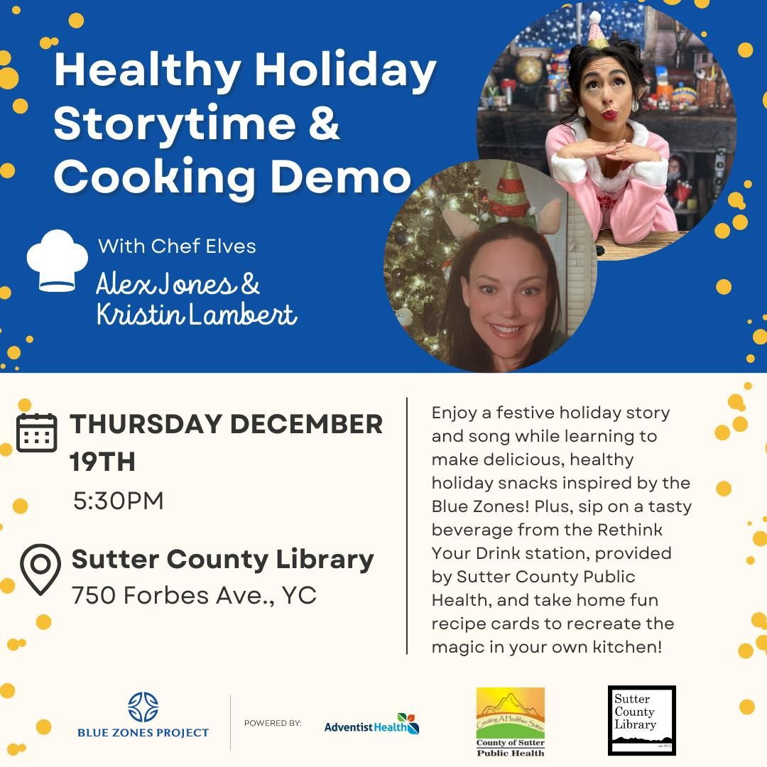 Cooking Demo at the Sutter County Library!