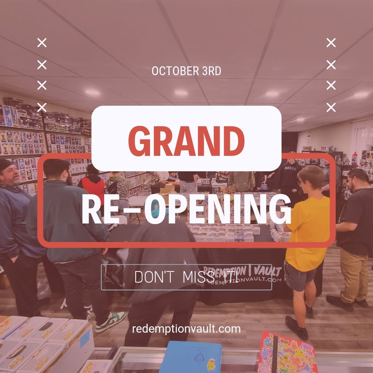 Redemption Vault's Grand Re-Opening Event!