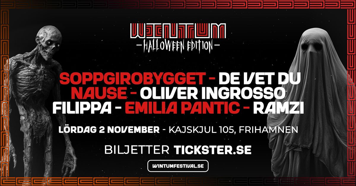 WINTUM FESTIVAL \u2013 HALLOWEEN EDITION \u2013 SOPPGIROBYGGET, ANIS DON DEMINA, DE VET DU m.f - KAJSKJUL 105