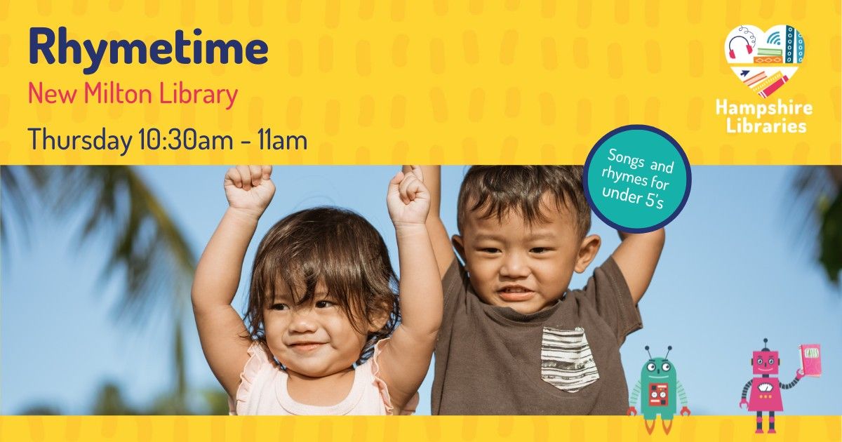 Rhyme Time at New Milton Library