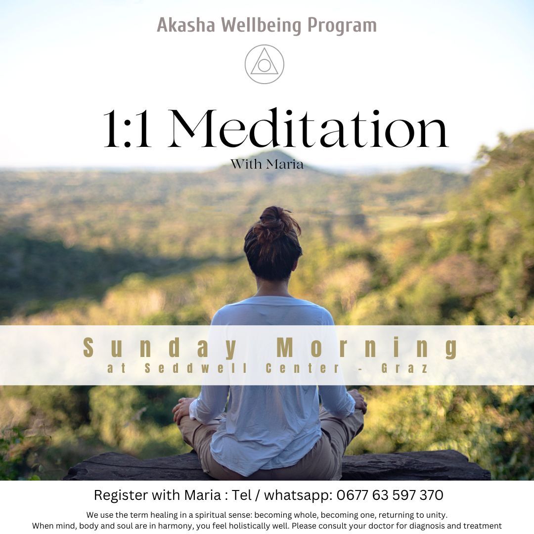 Transformationnal 1:1 Meditation Session with Maria