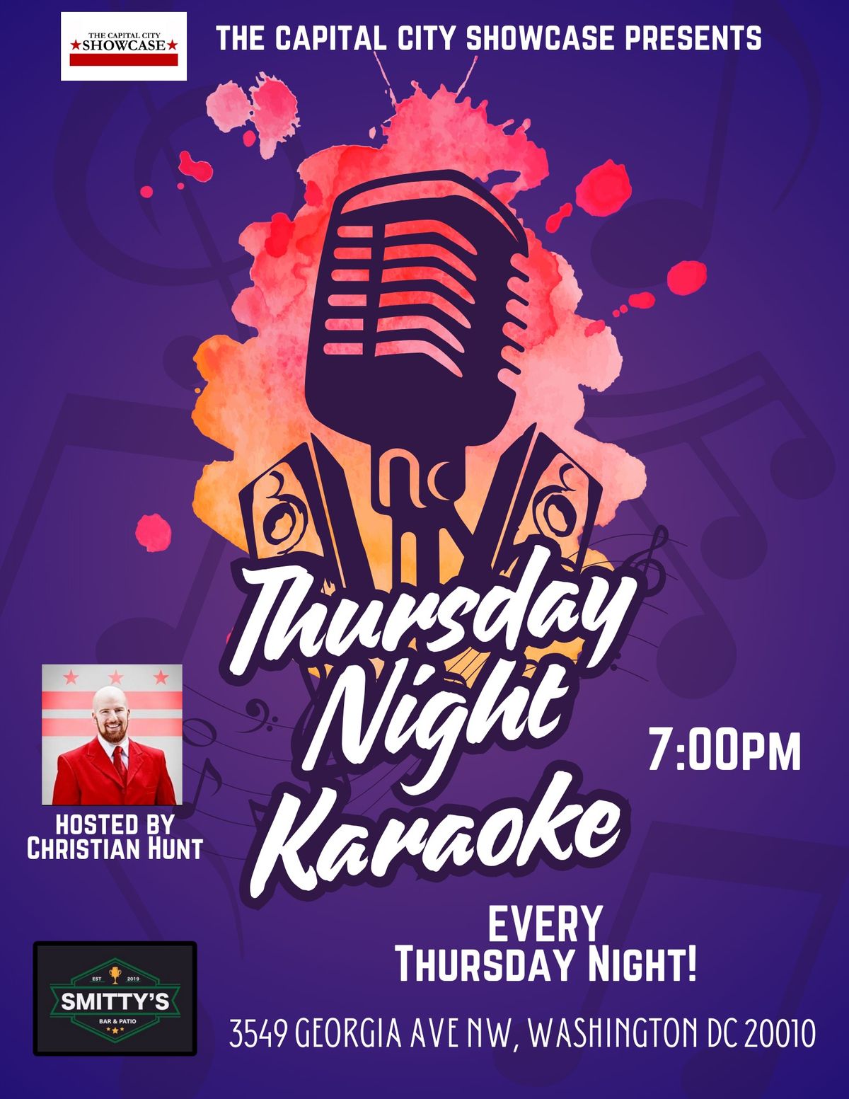 Thursday Night Karaoke at Smitty's Bar DC