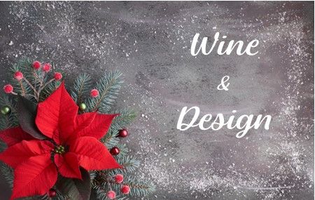 Wine & Design - Fresh Floral Christmas Arrangement