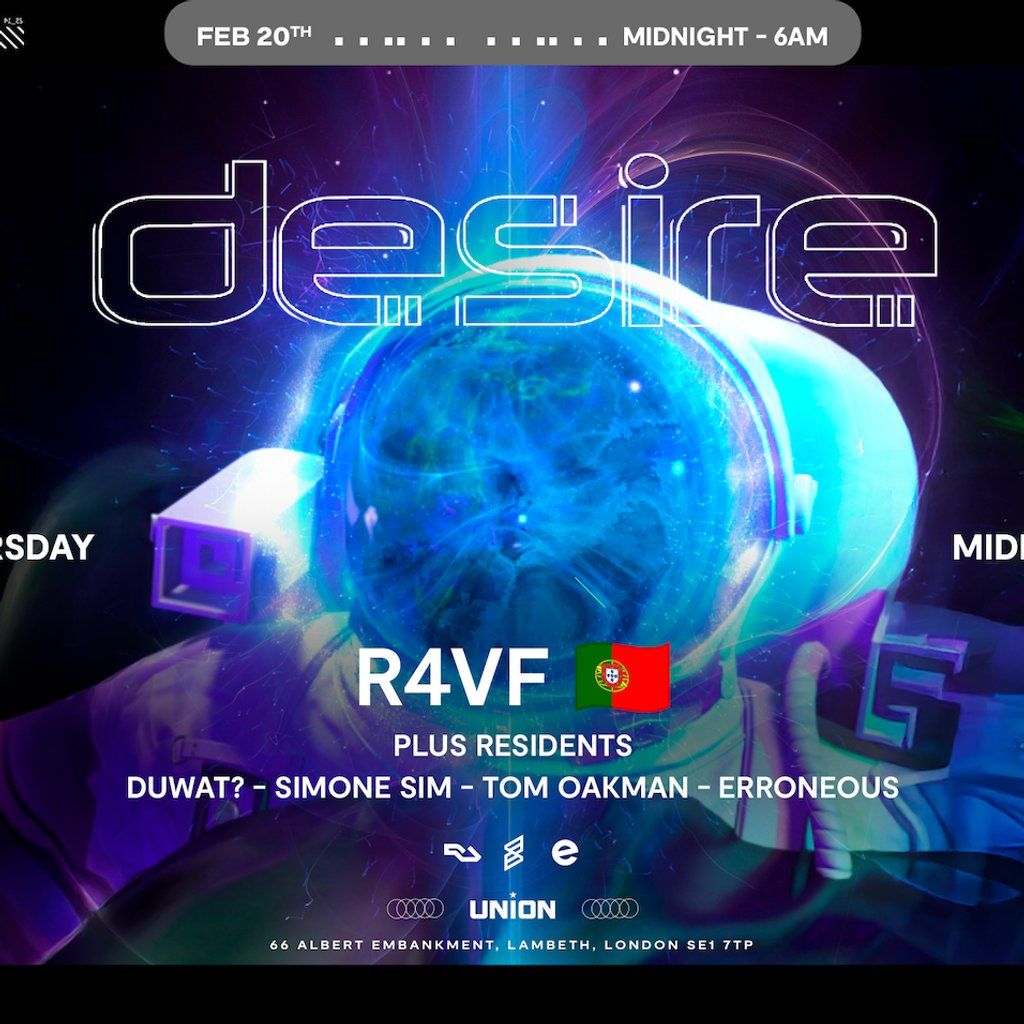 Desire - WEEKLY THURSDAY After Party - R4VF