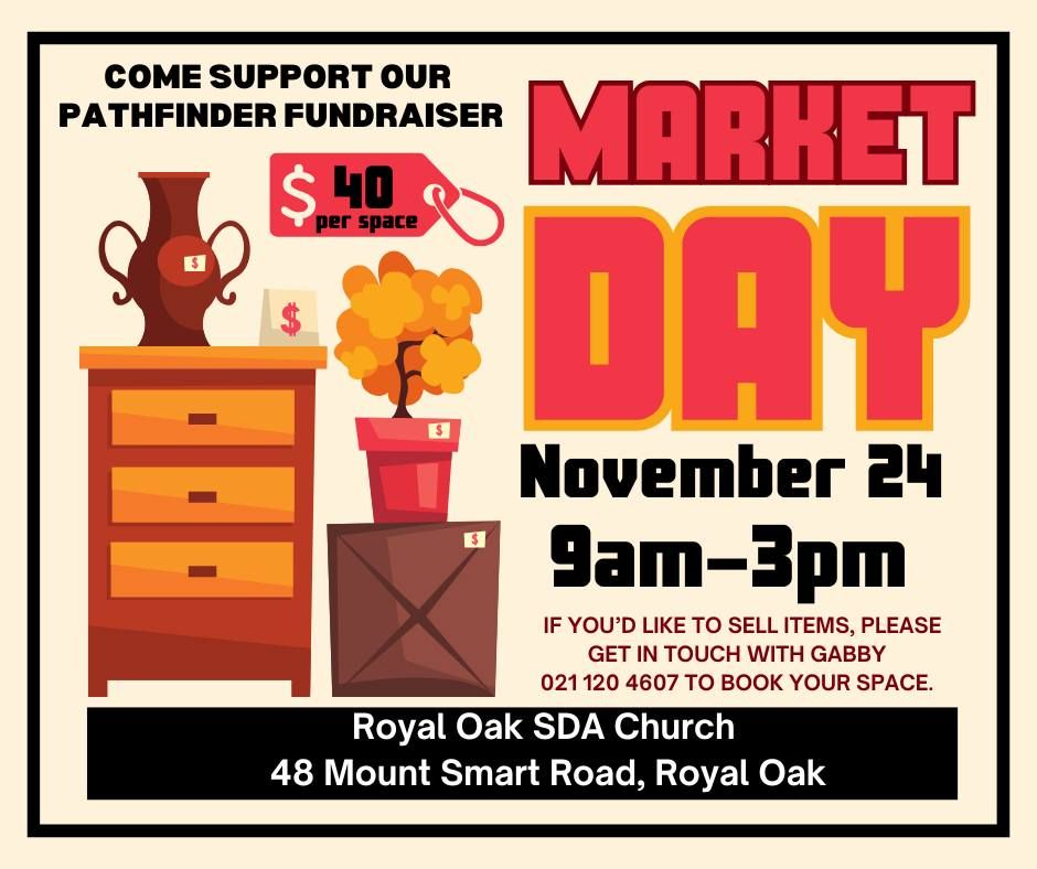 MARKET DAY - PATHFINDER FUNDRAISER