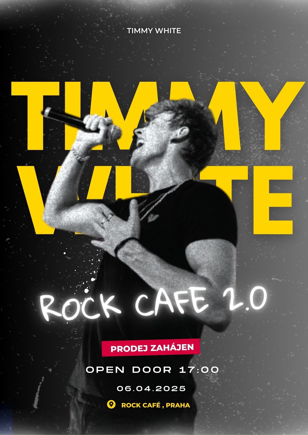 Timmy White - koncert PRAHA - Rock Caf\u00e9 (2.0) 