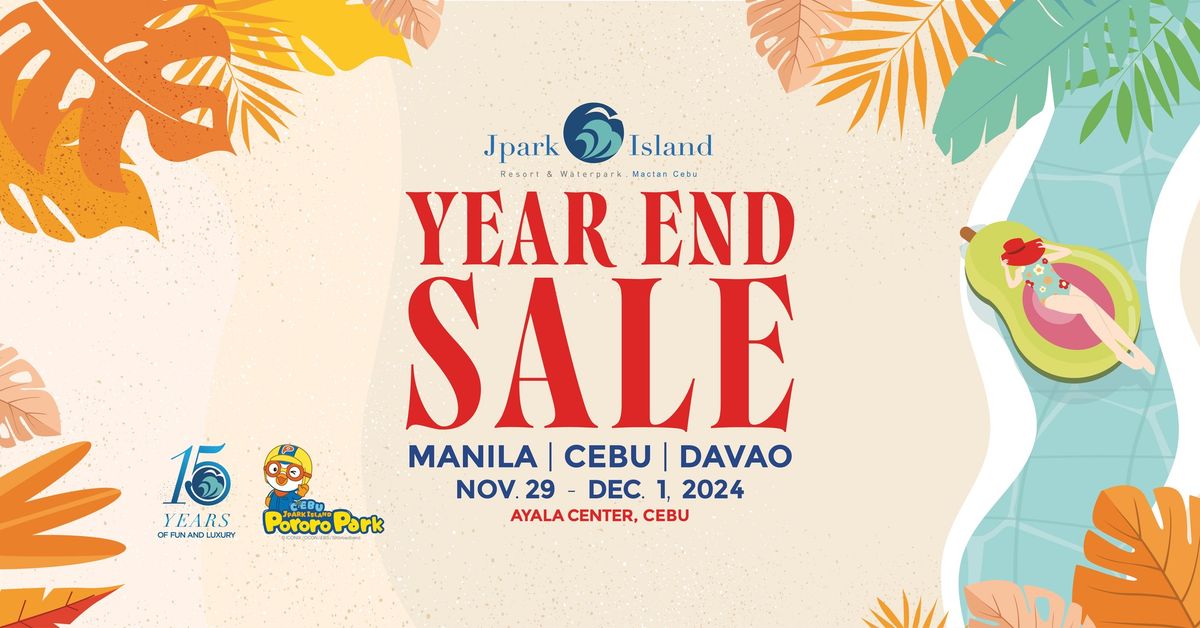 Jpark Island Resort & Waterpark Year End Sale 2024 - CEBU