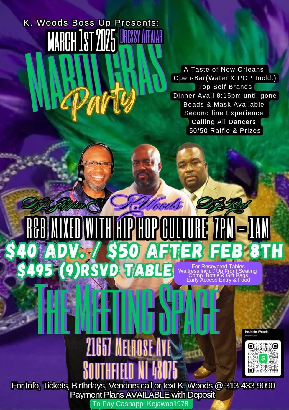 K. Woods Boss Up Presents: Mardi Gras 2025