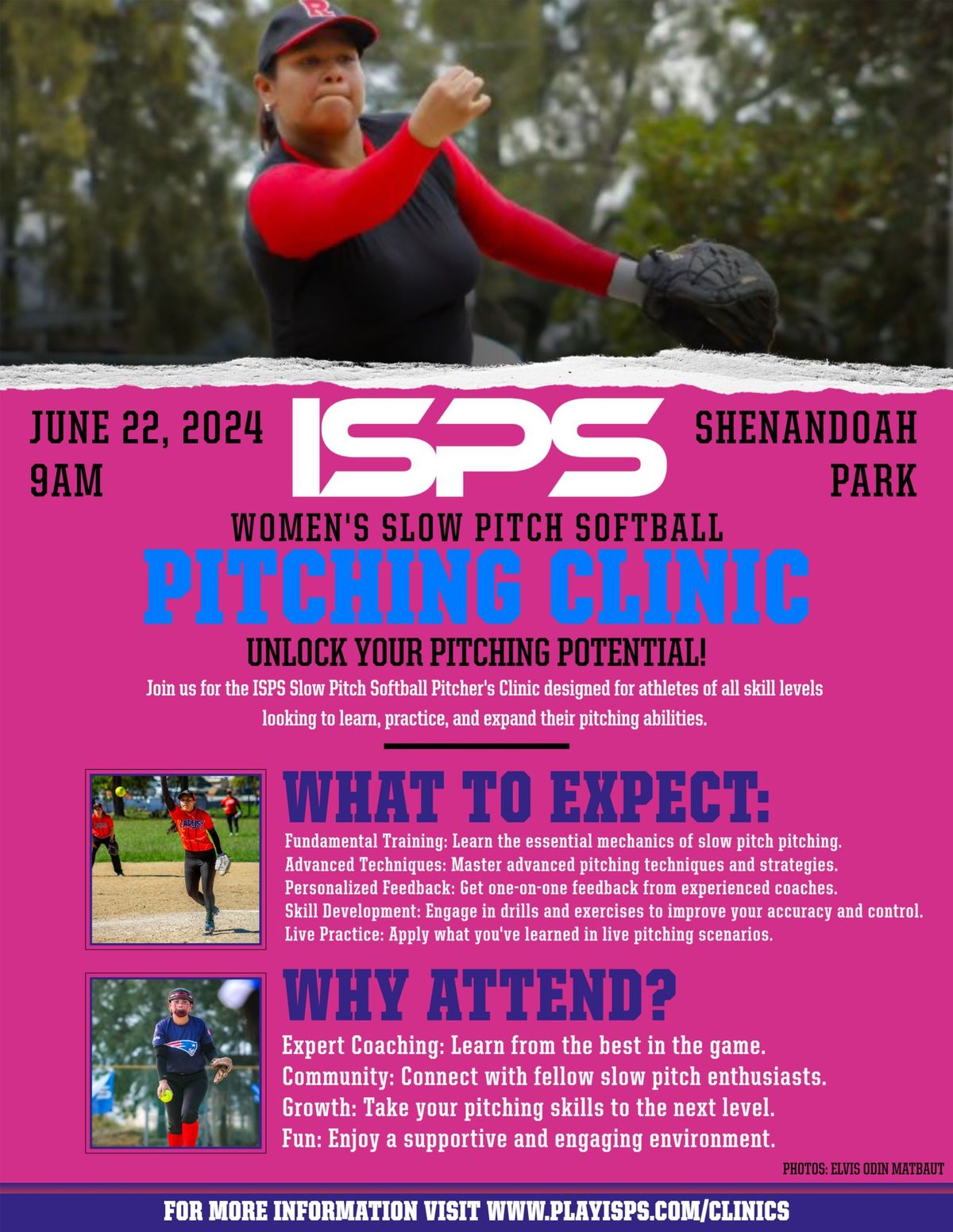ISPS Women's Slow Pitch Softball Pitching Clinic