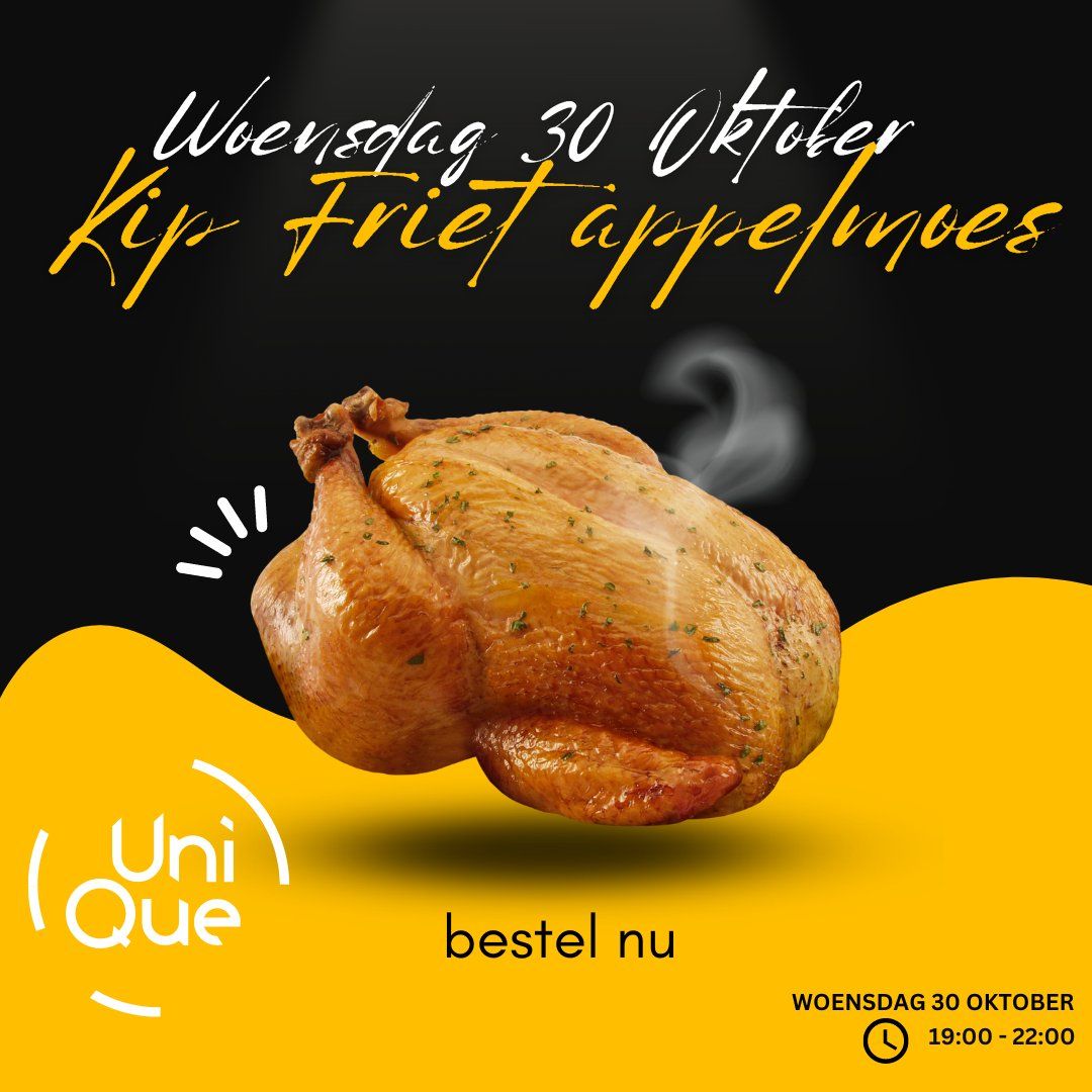 Woensdag Kip Friet Appelmoes