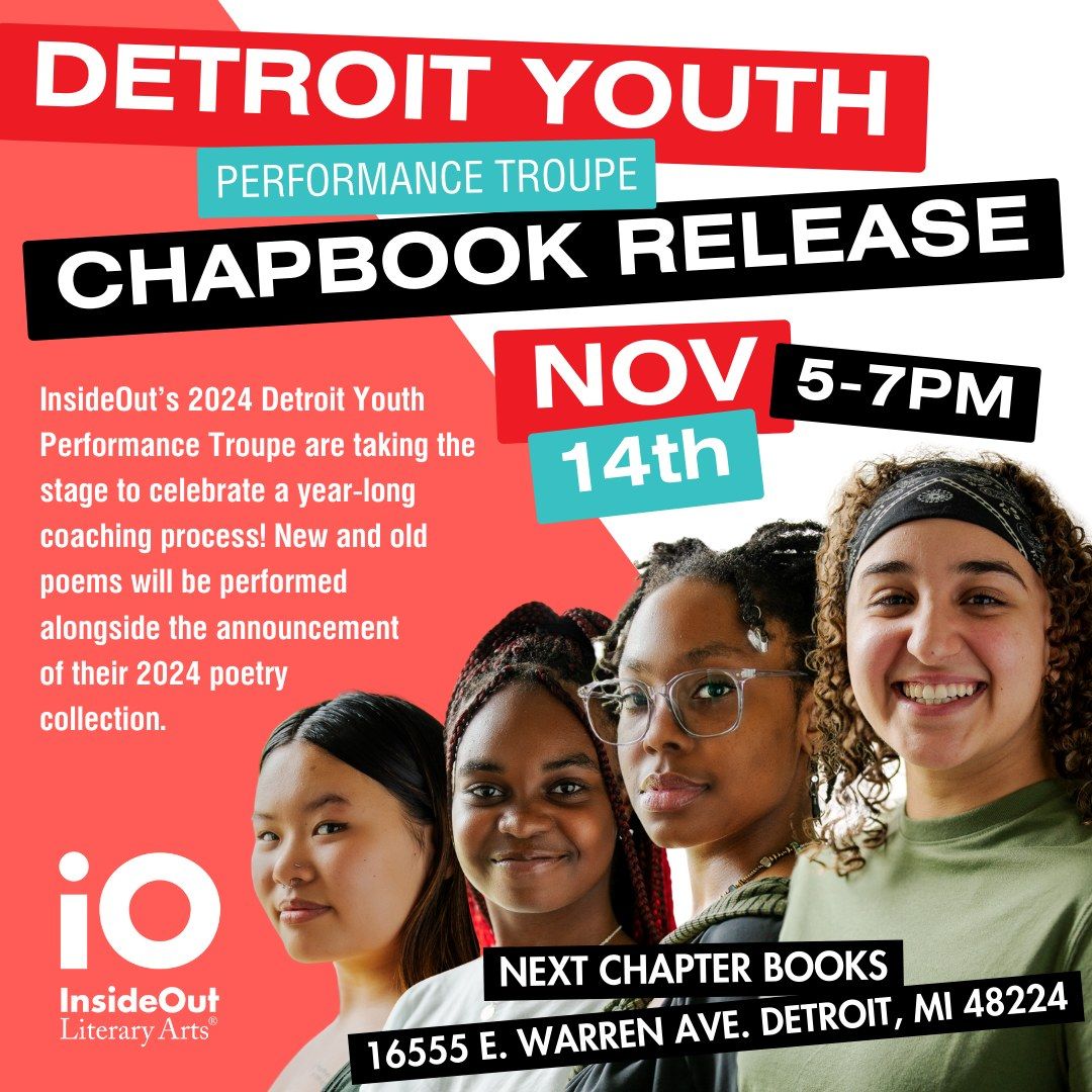 Detroit Youth Performance Troupe Chapbook Release