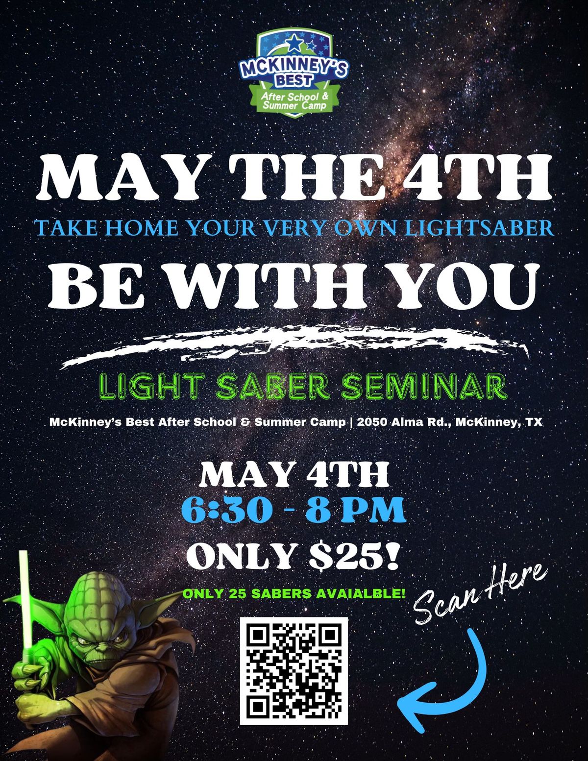 May The 4th Be With You - Light Saber Seminar Event