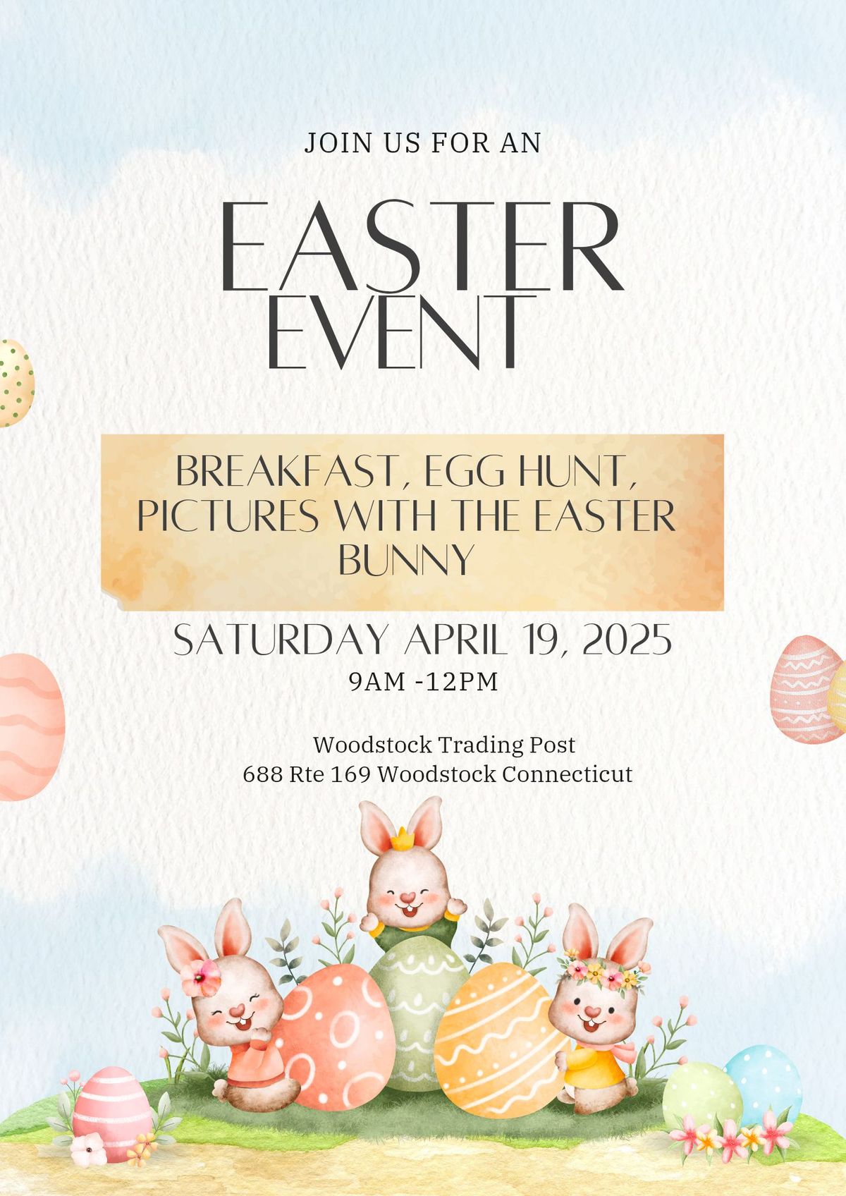 Easter Event at Woodstock Trading Post 