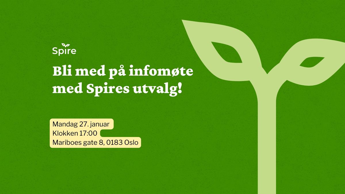 Infom\u00f8te med Spires utvalg