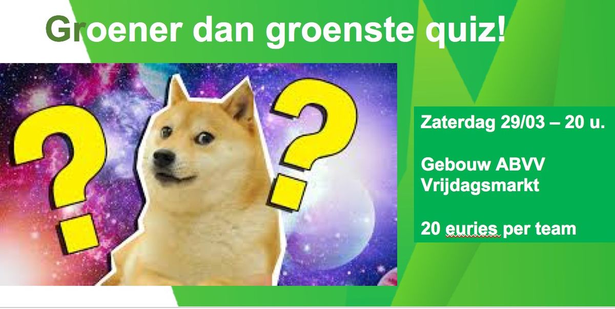 GROENER DAN GROENSTE QUIZ 