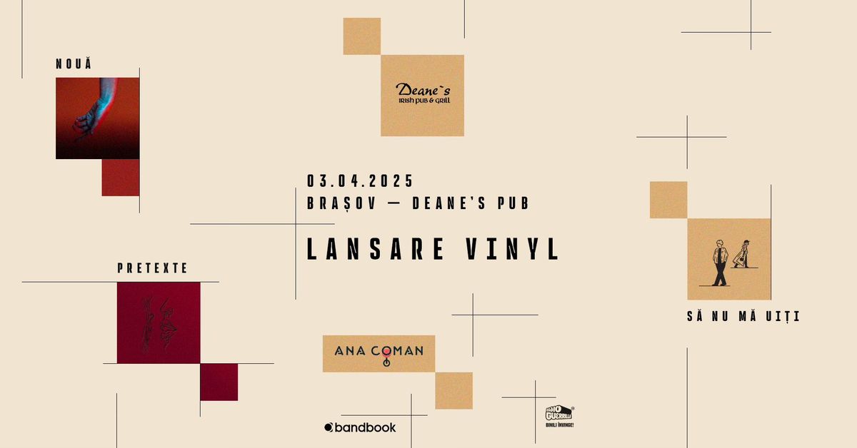 Ana Coman \u2022 Lansare vinyl \u201eNou\u0103 pretexte s\u0103 nu m\u0103 ui\u021bi\u201d \u2022 Bra\u0219ov \u2022 03.04