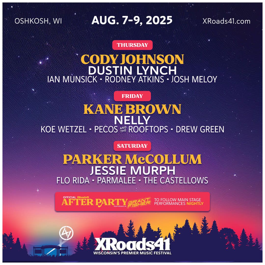 XRoads41: Kane Brown  Nelly & Koe Wetzel - Friday