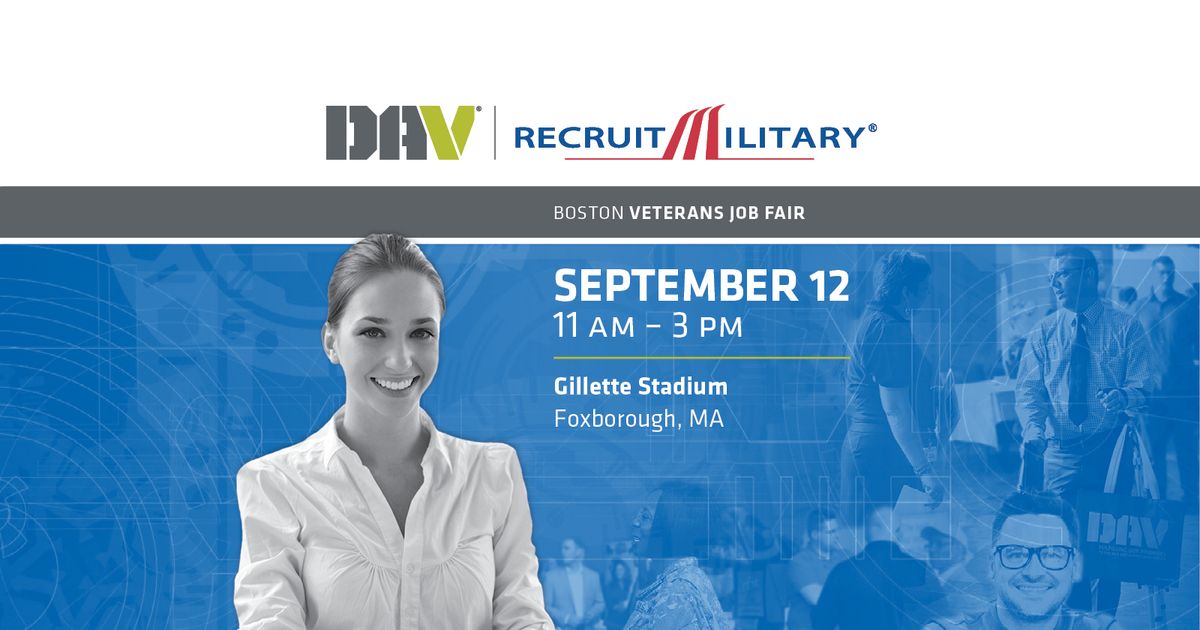 DAV | RecruitMilitary Boston Veterans Job Fair
