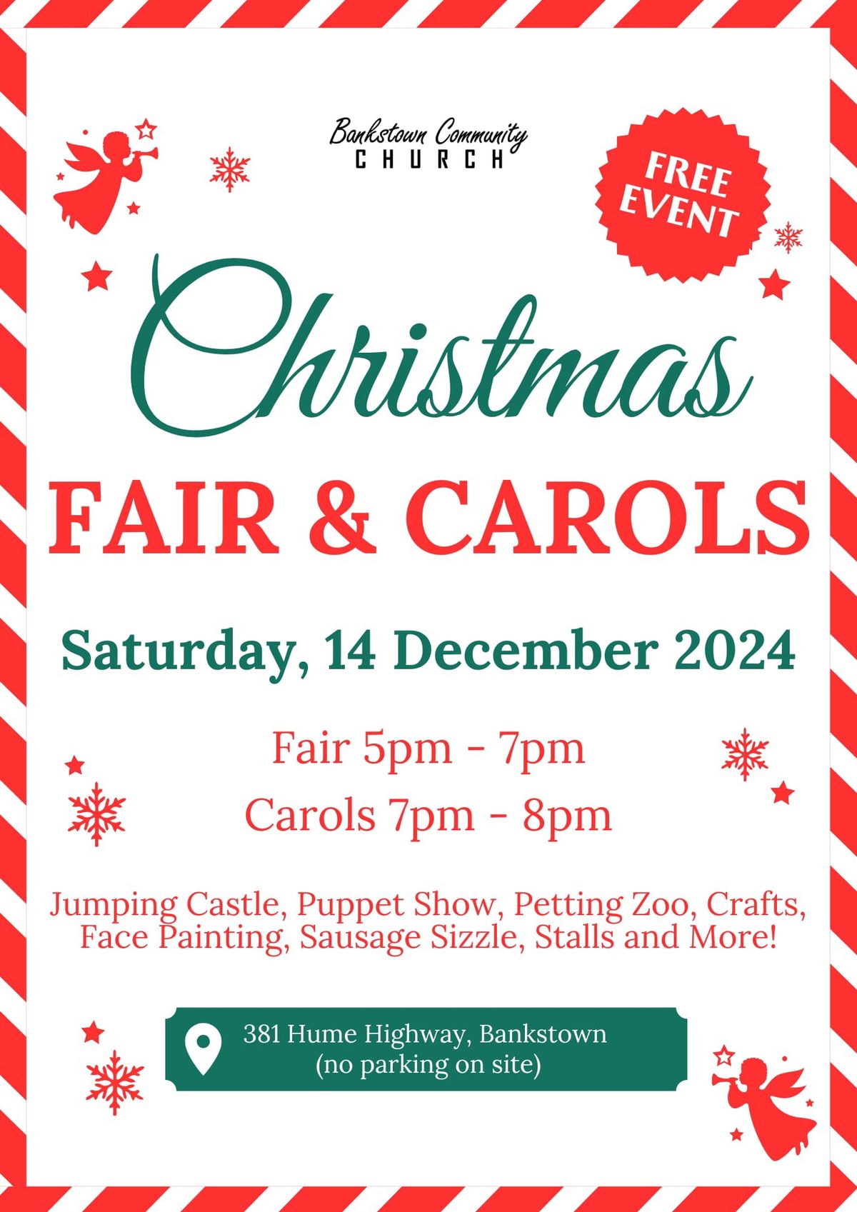 Christmas Fair and Carols 