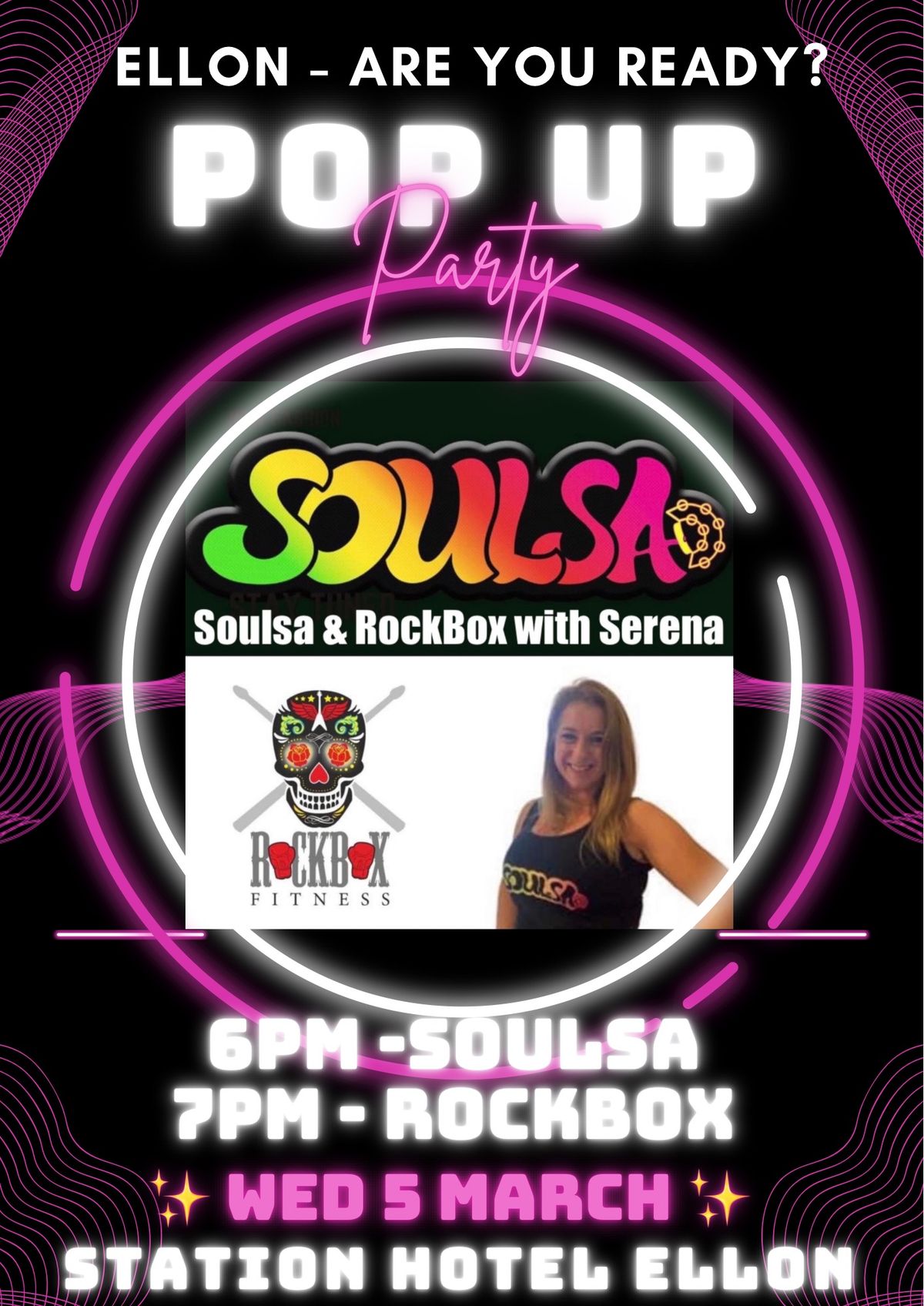 Ellon Pop up SOULSA & ROCKBOX CLASSES 