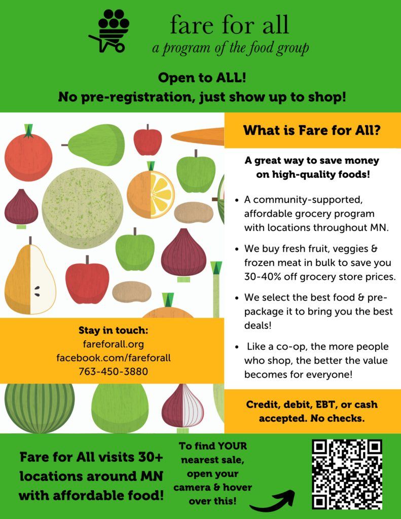 Fare for All Tuesdays at the Richfield Community Center