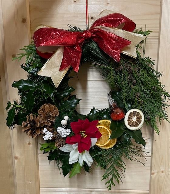 Christmas wreath workshop